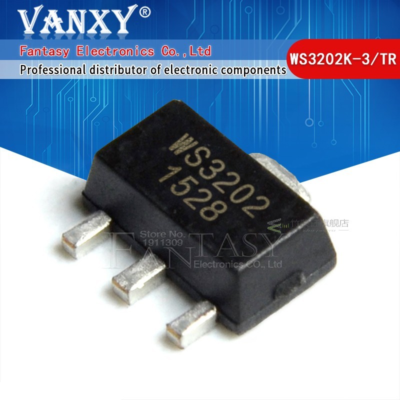 5pcs WS3202 SOT-89 WS3202K-3/TR SOT89 SOT WS3202K WS3202K-3