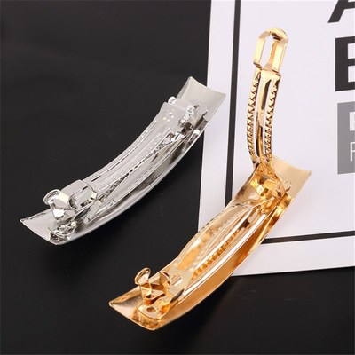 New Fashion Women Girls Alloy Hair Clips Geometric Horsetail