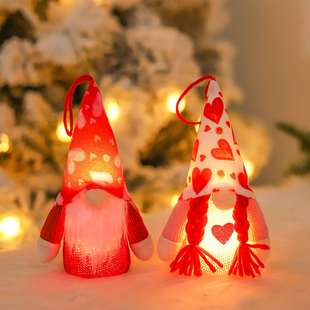 Faceless Decoration Old Man wit Valentines Forester Day