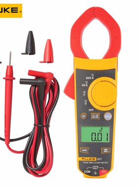 美国317/F319数字钳形表万用电表高精度多功能电流表