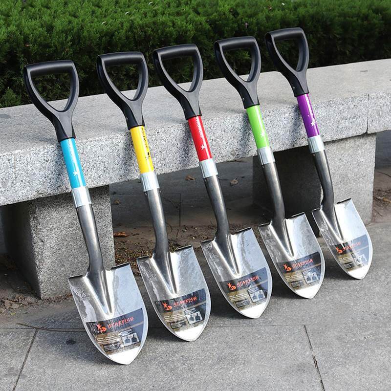 l全花园铲子种花工具园艺家用树钢加厚铁铲户外植挖土童小号儿铁