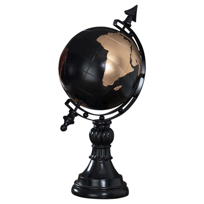 新欧式地球仪摆件经纬仪创意家居客厅装饰品工艺品办公桌面礼物摆
