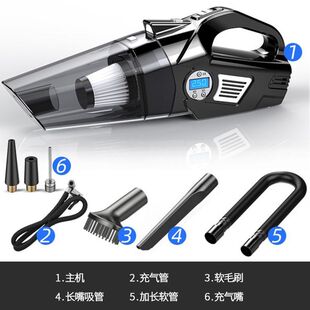 极速手提式 车载吸尘器多功能小车轮胎加气充气强力大功率四合一Al