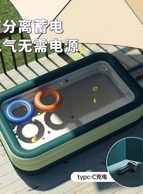 儿童大小孩一键自动56024充气加游泳婴池儿厚宝宝桶家用室内超型