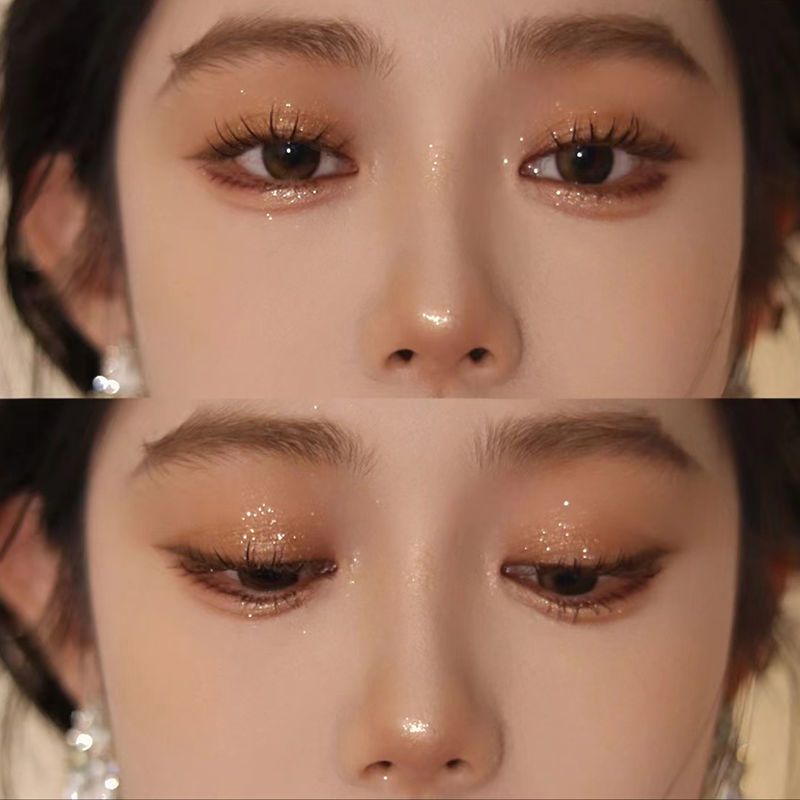 新品爆闪卧蚕笔提亮二合一下至细闪珠光白香槟金卧棒笔修容初学者