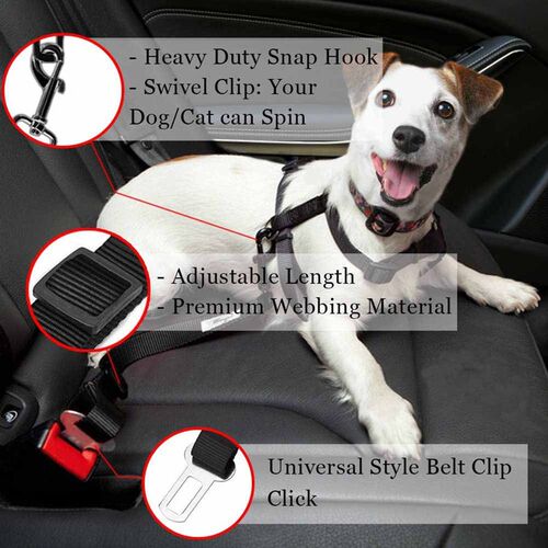 好货Pet Dog Leash Car Seat Belt  Adjustable Lead Leash Safet