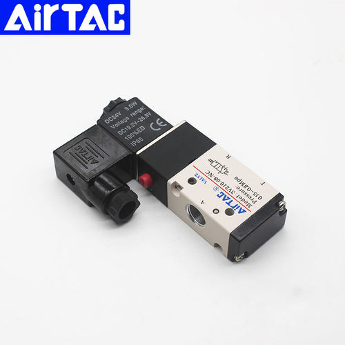 极速亚德客电磁气阀3V210-08 3V110-06 AC220V DC24V换向阀控制阀