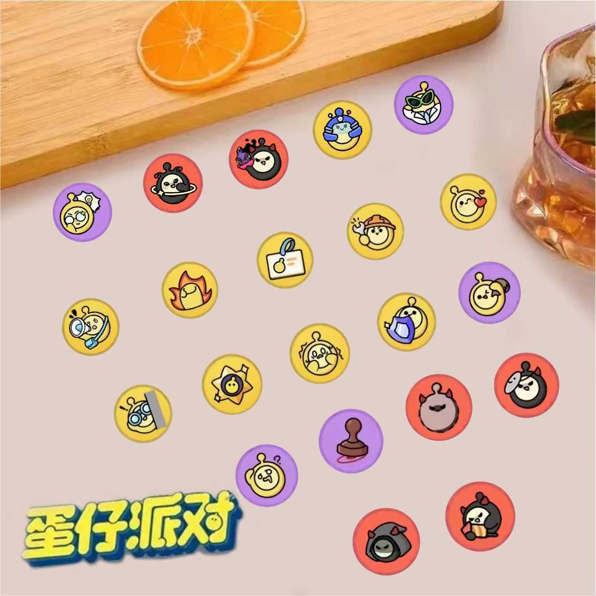 蛋仔派对 揪出捣蛋鬼系列 胸针可爱卡通潜行蛋执法蛋周边装饰礼品