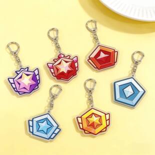 蛋仔派对周边钥匙扣逃出惊魂夜矿工医生贵族爆款权威书包挂件