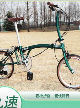 CRIUS国布九速折叠自行车整车