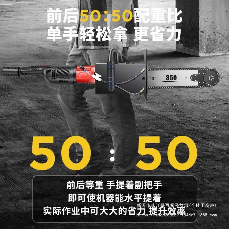 切墙机混凝土钢筋水泥切割专业开墙拆墙体楼板切切割机链条锯