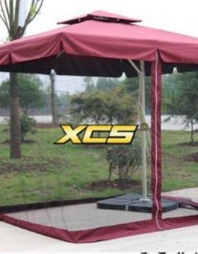 xcs户外遮阳伞网纱防蚊庭院伞太阳伞蚊帐伞折叠遮阳棚大摆摊伞