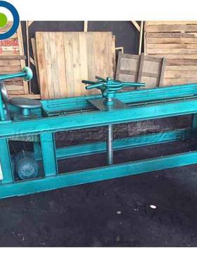 小型油罐翻边旋压机不锈钢封头压边机卧式筒体罐体平底旋边机