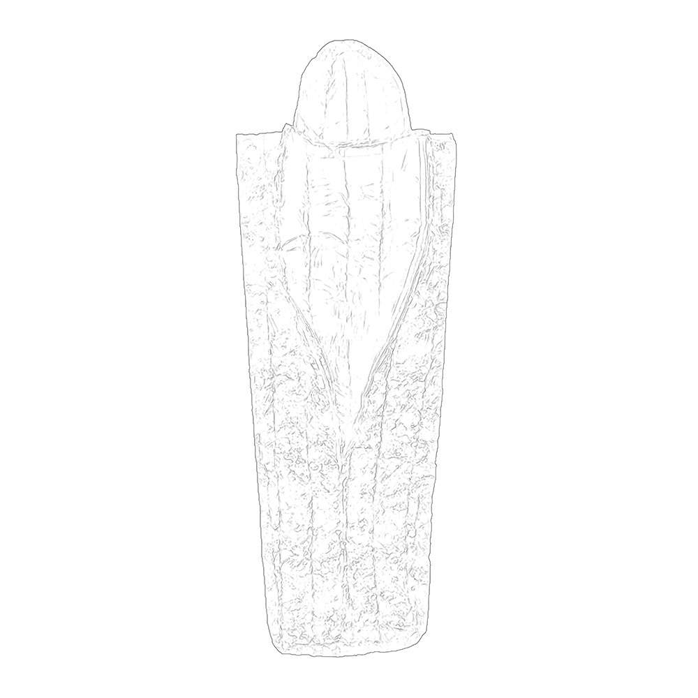 轩年户外大衣式睡袋 加厚保暖成人单B野营睡袋 2.5KG星K绿