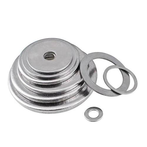 304不锈钢垫片圆形平垫片平垫圈M3*12*1