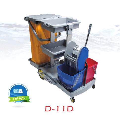 超宝D-11B多功能清洁手推车D-11D保洁车保洁工具车