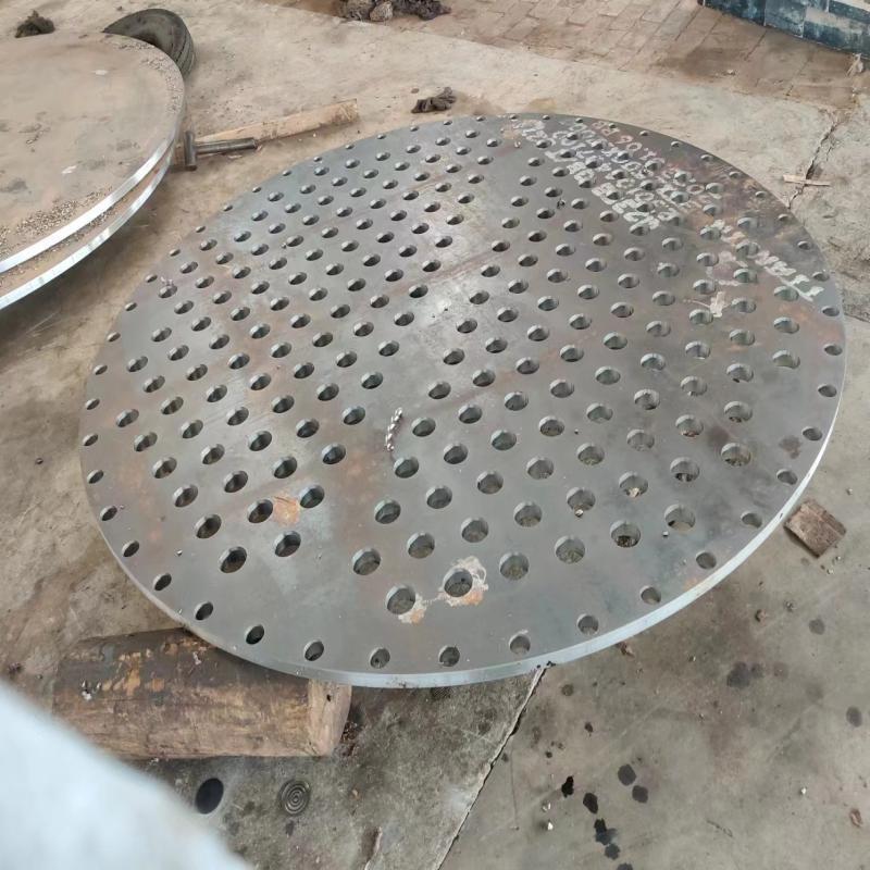 碳钢管板大口径锻打法兰盲板盖合金钢碳钢大型管板接外贸订单