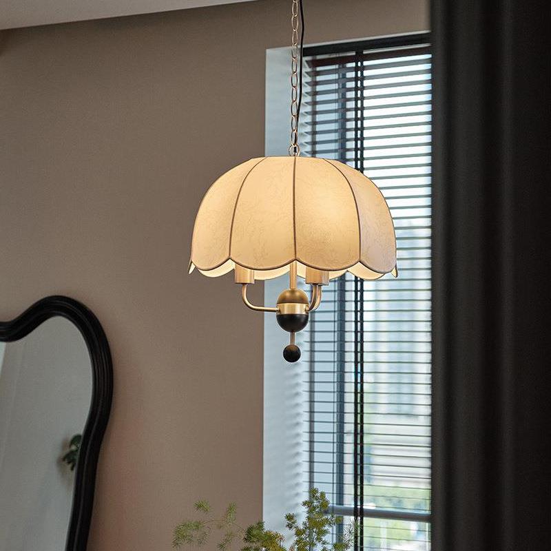 2024新款法式复古风卧室吊灯中古设计师美式客厅主卧餐桌吧台灯