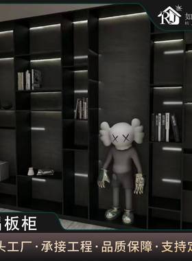 如简卧室客厅商场意式极简铝板展示柜商品珠宝装饰物展示柜储物柜