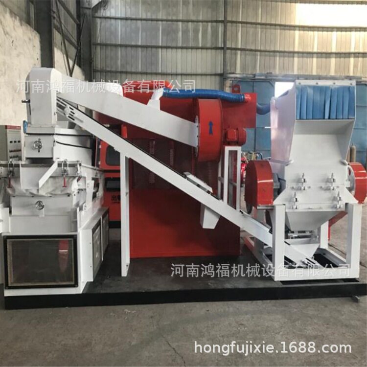 销售干式工艺全自动铜米机 废旧电缆铜塑分离机 电路板粉碎铜米机