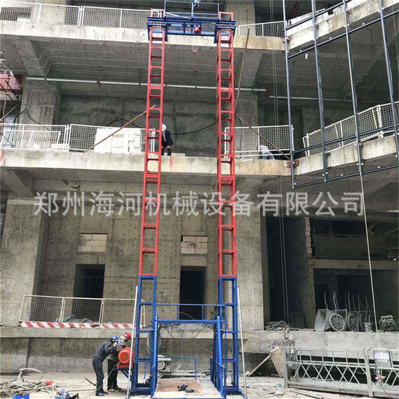 2020建筑工地提升物料龙门架建筑内外装饰吊篮式提升机