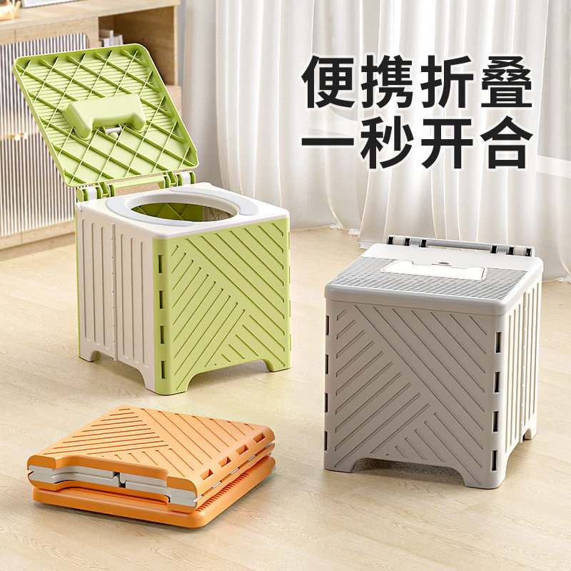 儿童折叠马桶外出携带便携式小孩尿壶尿盆车载旅游男女宝宝坐便器