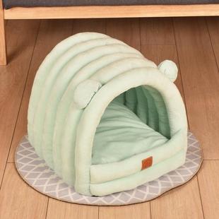 猫窝 新款 猫狗适用四季 窝宠物猫屋狗窝冬季 保暖猫别墅小型犬封闭式