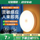 人体自动感应灯小夜灯卧室床头充电人来即亮厕所楼梯夜灯睡眠夜间