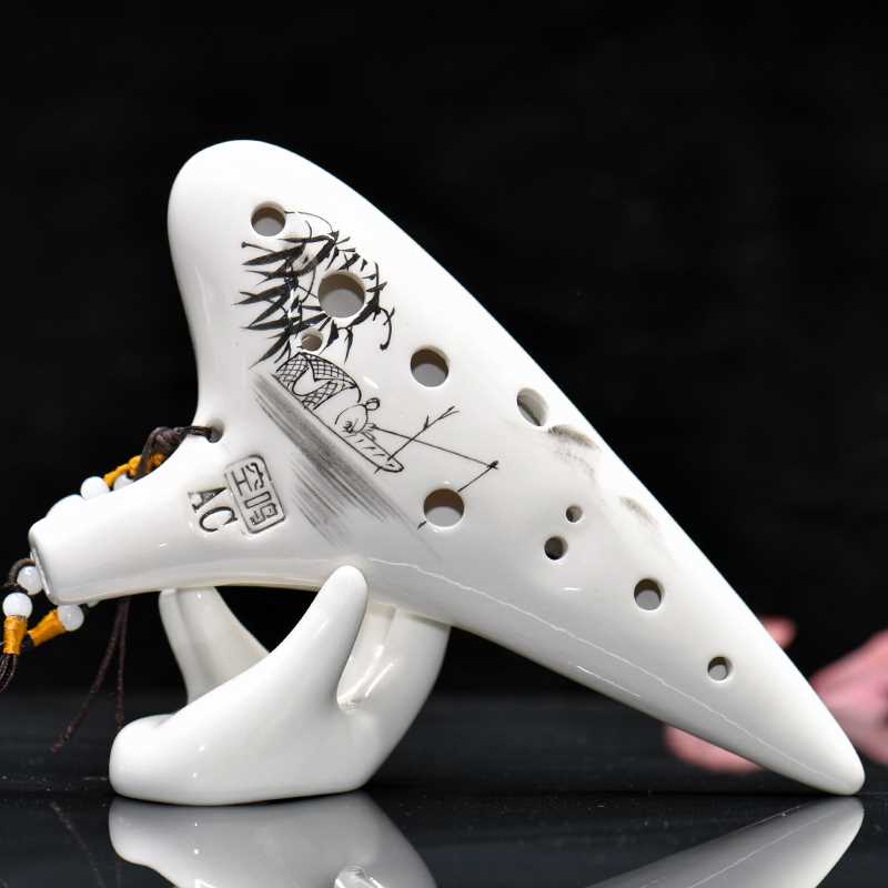 高档专业推荐 陶笛12孔 初学入门演奏学生乐器中音C调十二孔ac陶