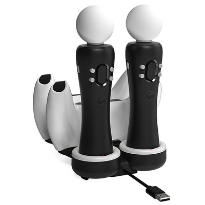 PS5游戏手柄四合一充电座PS5 MOVE手柄座充PS5手柄充电器带转换头