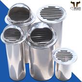 极速止逆阀排厨房烟管逆止阀穿墙止回阀加长烟道外墙风帽不锈钢油