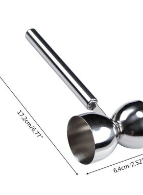 Stainless Steel Double Jigger Measure Cup Long Handle for
