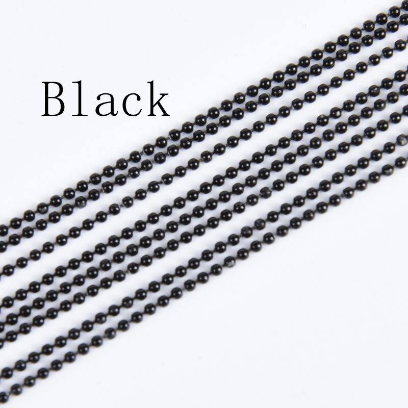 5-10 Meter Metal Alloy Ball Beads Chains Accessories For Nec