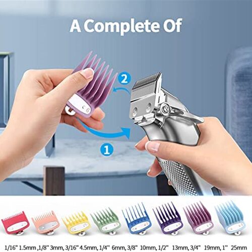极速8 Color Professional Hair Trimmer/Clipper Guard Combs Gu