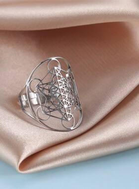 Skyrim Angel Seal Archangel Metatron Ring Stainless Steel Th