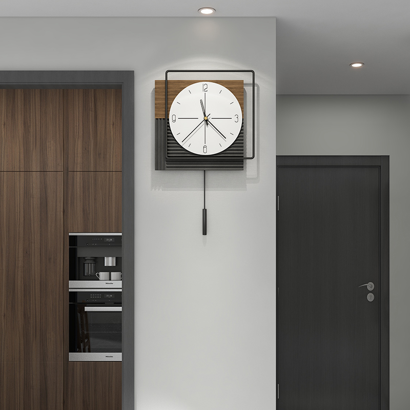 挂钟客厅创意时尚钟表现代简约个性艺术北欧轻奢时钟静音大气挂表