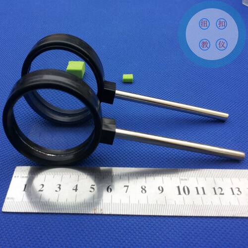 极速。手持凸透镜放大镜直径5cm焦距30cm平凸透镜物理光学光具座