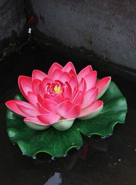 18Cm Floating Artificial Lotus Fake Plant DIY Water Lily