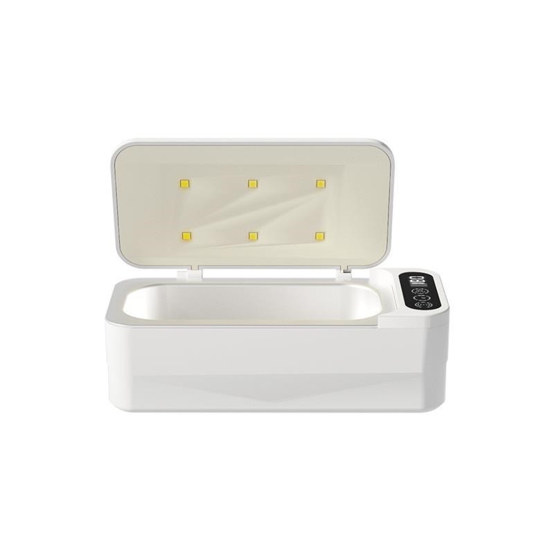 新款多功能超声波清洗机47Khz高频超声波家用清洁X紫外线消毒盒