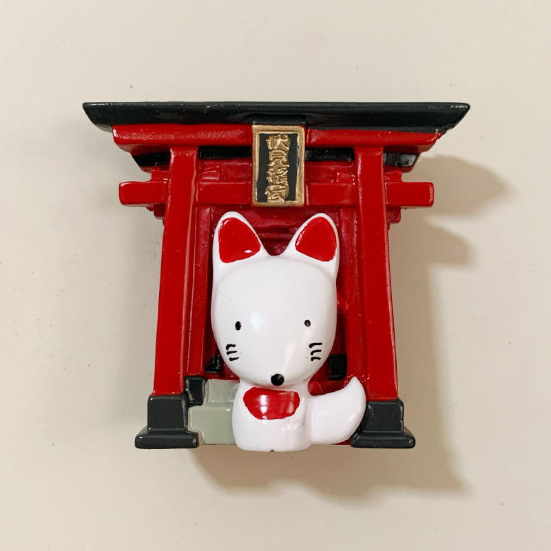 日本伏见稻荷神社立体彩绘