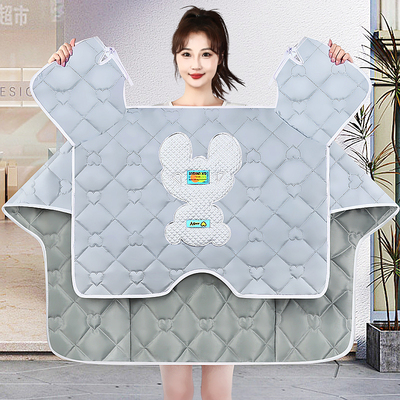 夏季电动车挡风被加大加宽四层防晒防水防风防走光精美刺绣款遮阳