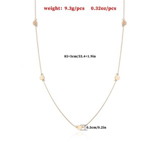 elegant neck round long Europea Jewelry necklace chain