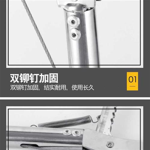 黄鳝夹蛇夹泥鳅鳝鱼钳防滑赶海神器不锈钢夹蛇加长螃蟹夹子折叠夹