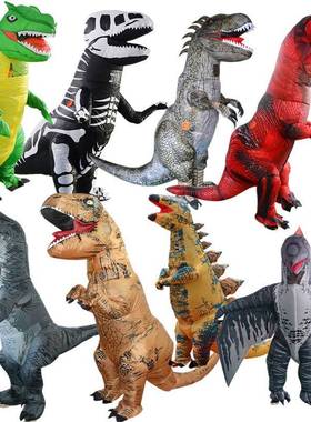 Chrstmas Dnosaur nflatable Holday Party Funny Clothes