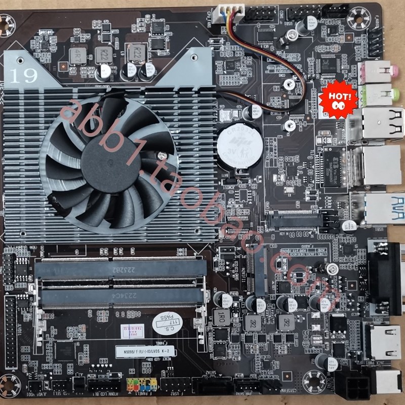 N5095 11代赛扬一体机工控机主板超薄ITX结构1 7*17CM双内存槽双M