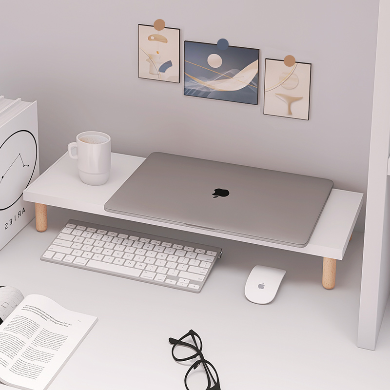 电脑增高架桌面显示器垫高置物架宿舍笔记本支架办公室键盘收纳架