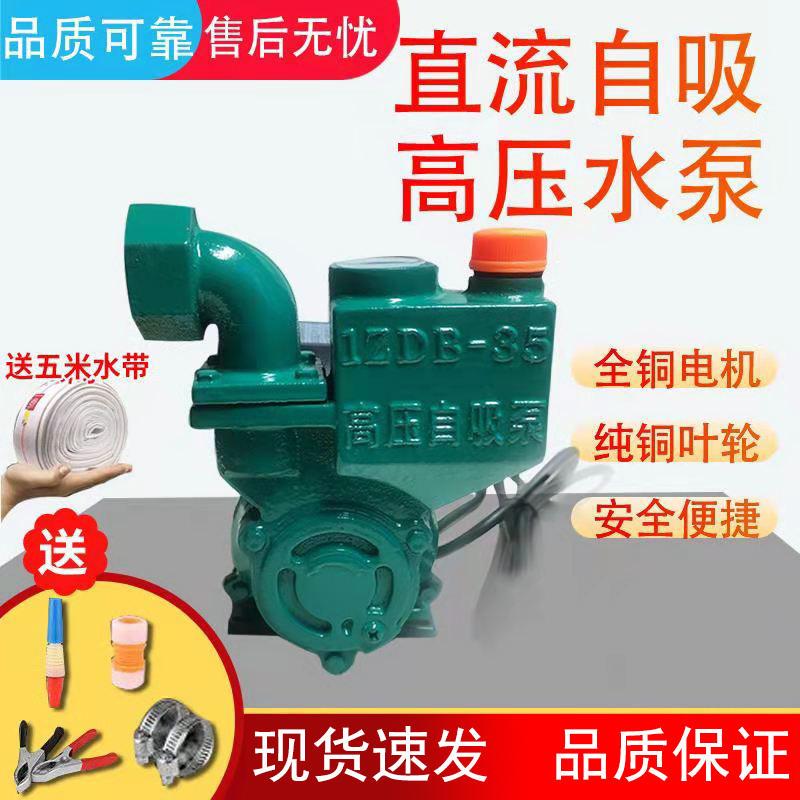 直流家用抽水机12v24v48v60v72v抽水泵水井可携式高压小型自吸泵