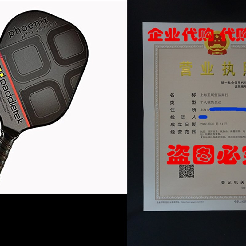 Paddletek Phoenix Pro Pickleball Paddle