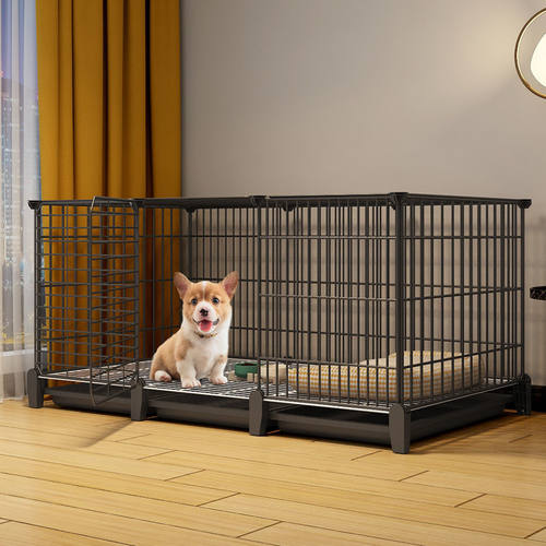 好货。Foldable Pet Playpen Iron Fence Puppy Kennel dog cage
