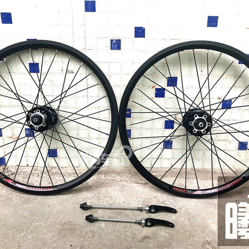 litepro 20寸406  451碟煞 V刹轮组  改装 折叠自行车 小轮径单车